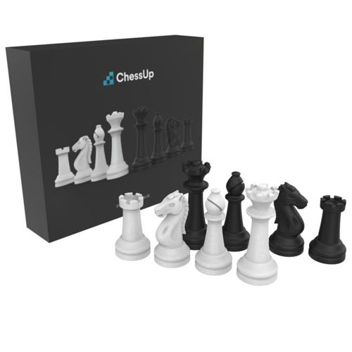 Paquete de promoción ChessUp 2 piezas de ajedrez blancas y negras