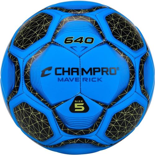 Champro Maverick Balón de fútbol, Talla 5, Azul óptico