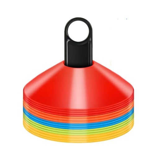 50 Platos De Entrenamiento Deportivo Multicolor