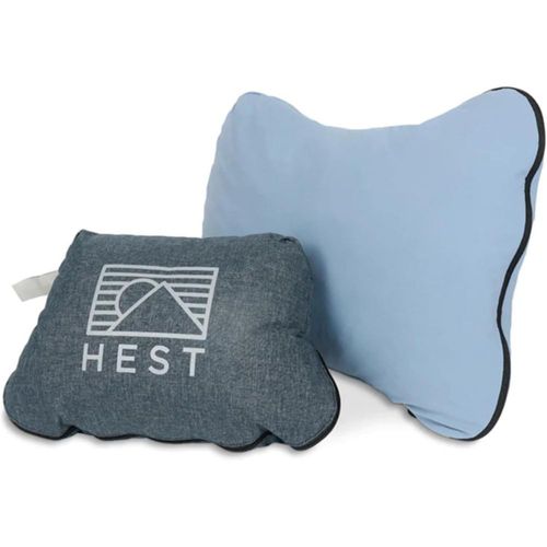 Almohada de camping HEST de espuma viscoelástica resistente a la temperatura 38 x 56