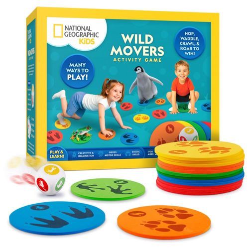 Juego de actividad Wild Movers para niños de 3+ años