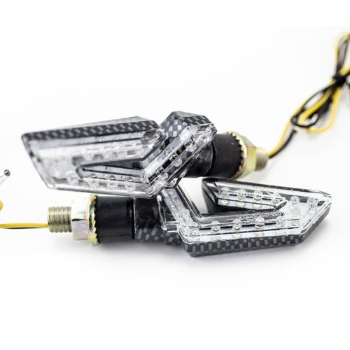 Direccionales carbon 15pcs 12v 1.5-3w led modelo 1031