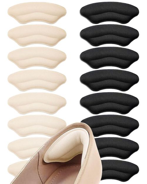Almohadillas para talón Accoglie 8 pares suaves y antideslizantes