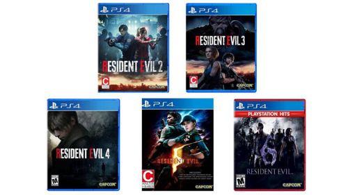 BUNDLE PS4 Resident Evil 2+3+4+5+6