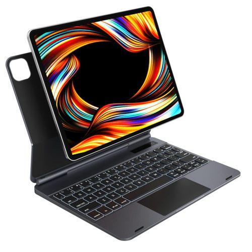 Funda con teclado doqo para iPad Pro 11" y Air 109" de metal