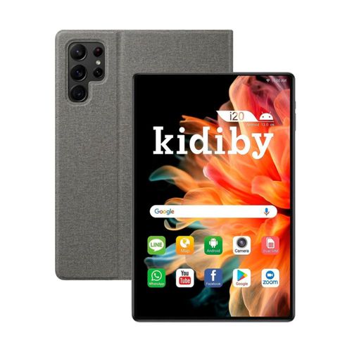 Tablet Kidiby i20 Pro con 5G, 10.1" 256GB/12GB RAM Android - Pantalla IPS HD + Funda Incluida