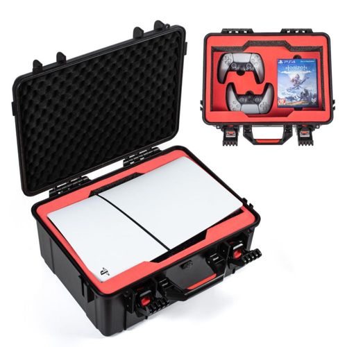 Estuche de viaje STARTRC GAMES para PS5 Slim impermeable y resistente a golpes