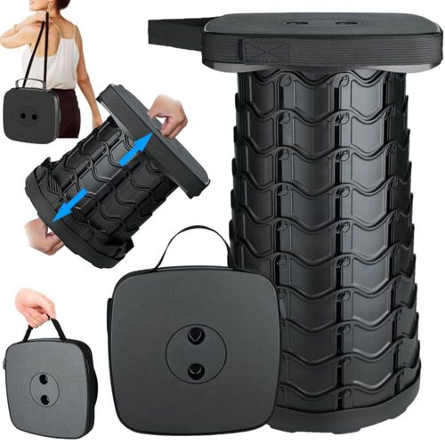 Taburete plegable portátil de alta resistencia PLUMHERON soporta hasta 620 lb