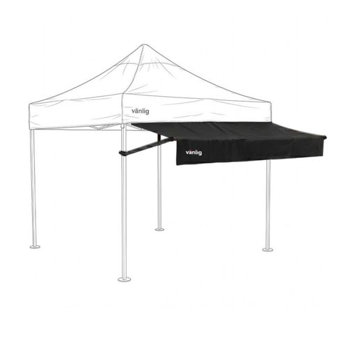 Marquesina Blanca VANLIG 2M | Estructura Metálica Todo Clima
