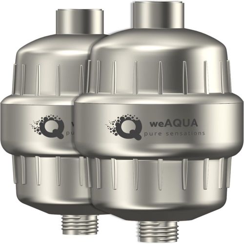 Filtro de ducha WEAQUA Family paquete de 2 para eliminar agua dura
