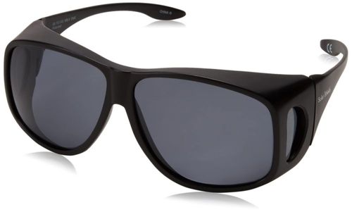 Anteojos de sol Dioptics Solar Shield Classic para usar sobre anteojos gris 66 mm