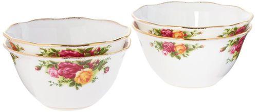 Juego de cuencos Royal Albert Old Country Roses de 43" - 4 piezas