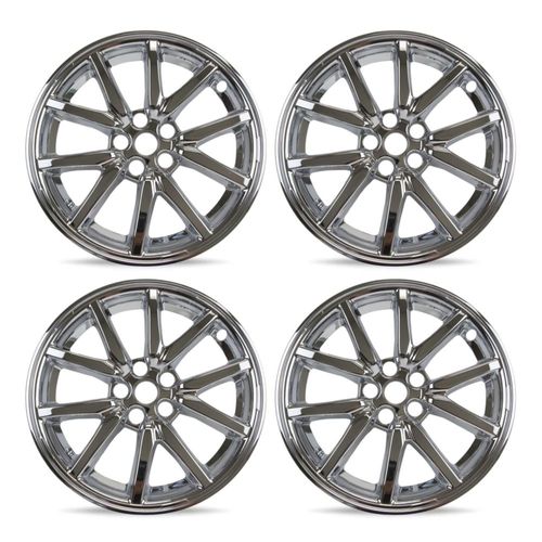 Tapacubos Mayde de 18" cromados para Tesla Model 3 2017-2023