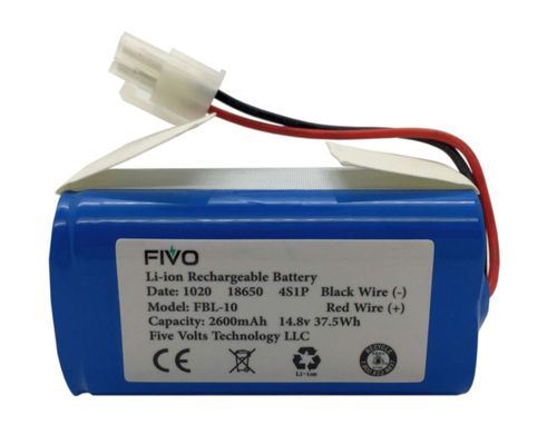 Batería de reemplazo FIVO para aspiradoras robot ILIFE A4S A4S Pro A6 A7 A9 A10 V3x V7s Plus W450 14.4V/14.8V 2600mAh