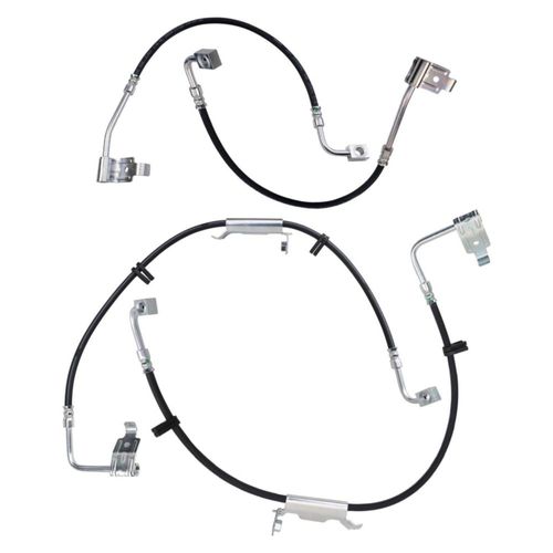 Juego de mangueras de freno TRQ para Jeep Wrangler 2011-2013 delantero y trasero
