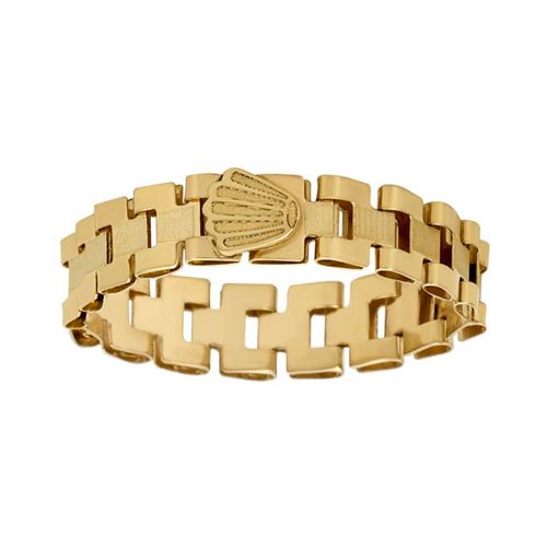 ANILLO COLECCION REAL ORO 14K #9 4MM CRISTAL JOYAS