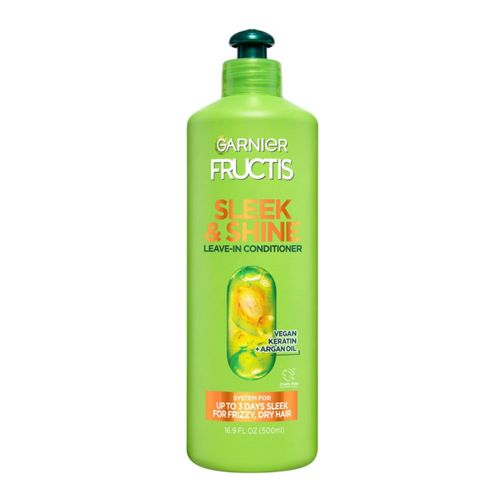 Crema acondicionadora sin enjuague Garnier Fructis Sleek & Shine 500 ml
