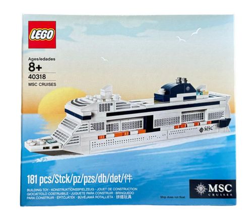 LEGO 40318 Barco de crucero MSC Cruises juguete de 15 x 14 x 6 cm