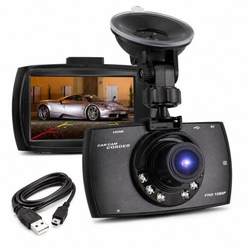 Cámara DVR para Auto HD con Visión Nocturna y Sensor de Movimiento