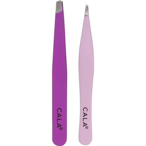 Set dúo de pinzas Cala Soft Touch Orchid