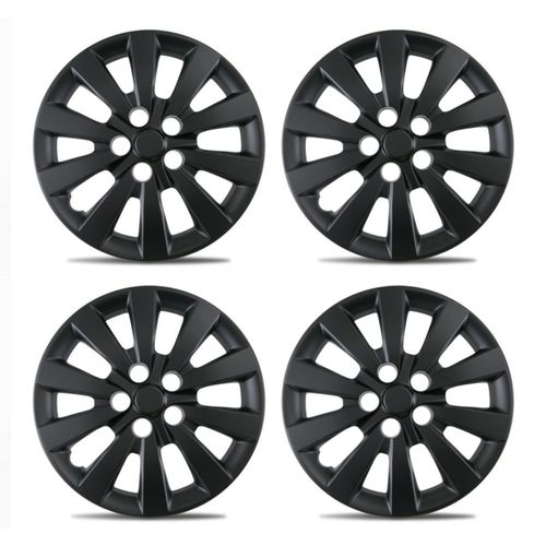 Tapacubos Mayde 16" negro mate para Nissan Sentra juego de 4