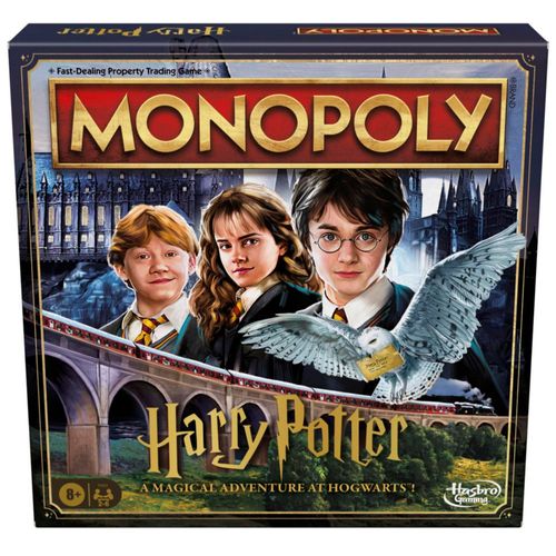 Juego de mesa Monopoly edición HARRY POTTER tema de Hogwarts