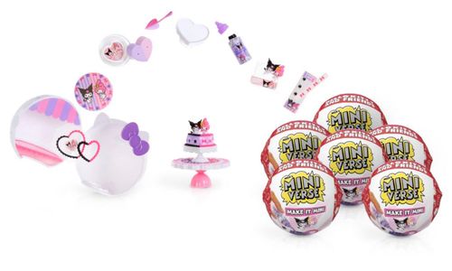 Mini coleccionables MGA's Miniverse Hello Kitty Serie 2 6 unidades