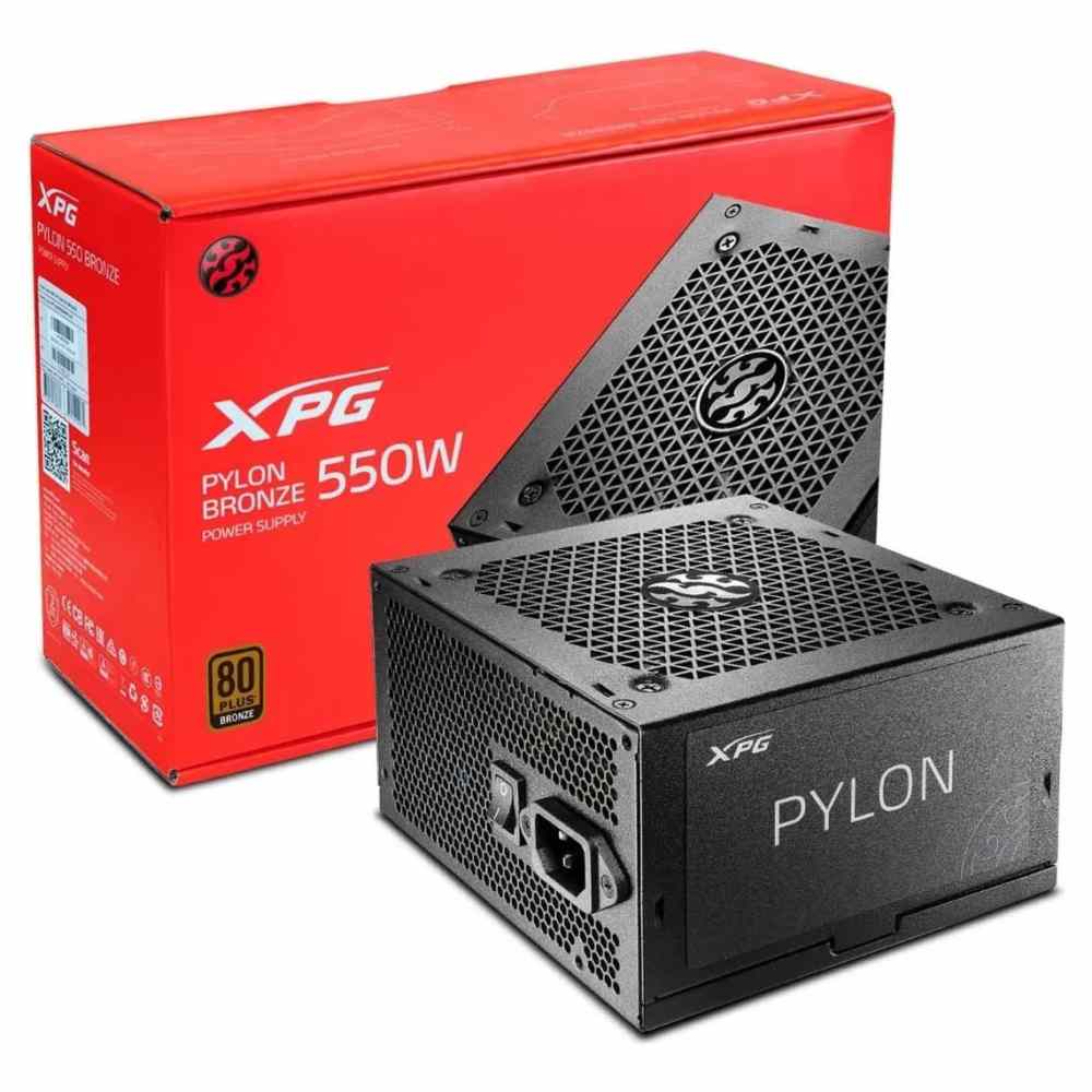 FUENTE ADATA XPG PYLON 550W BRONZE NEGRO PYLON550B-BKCUS