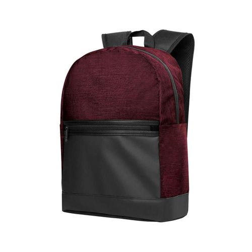 Mochila promocional con compartimento para laptop grande-puki rojo