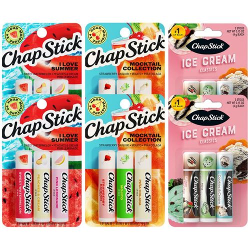 Bálsamo labial ChapStick Summer paquete de 3 6 unidades