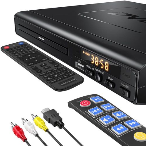 Reproductores de DVD para TV con HDMI reproductores de DVD que reproducen todas las regiones reproductor de DVD sencillo para personas mayores