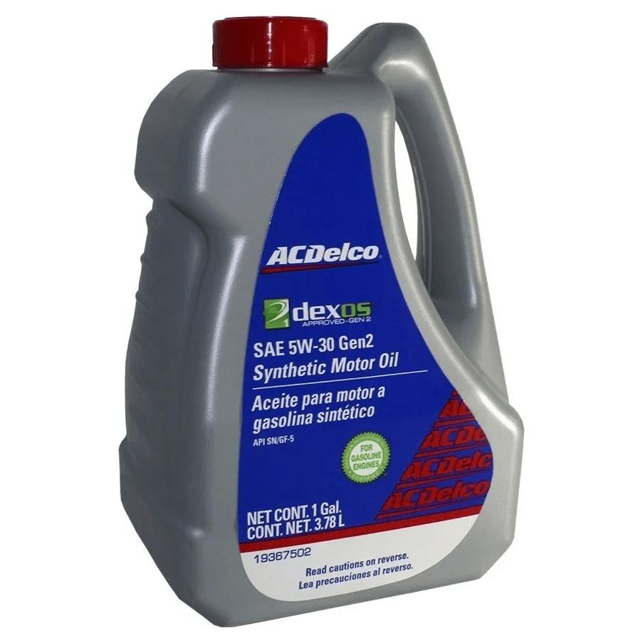 Aceite Acdelco 5w30 Sintetico Dexos2 3.78l
