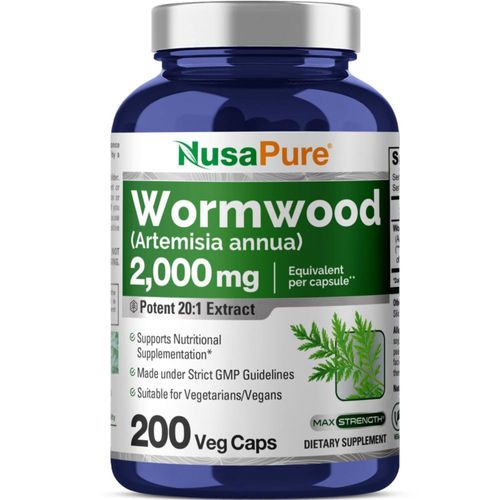 Suplemento NusaPure cápsulas de ajenjo 2000 mg 200 unidades