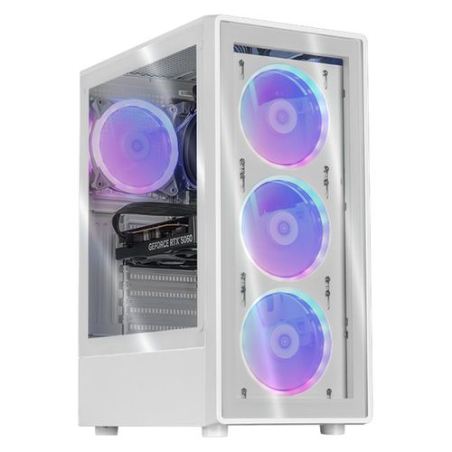 Xtreme pc gaming rtx 5060 ryzen 5 16gb ssd 500gb wifi white