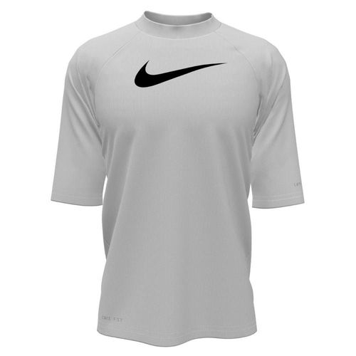 Playera Nike Swim Solid  Hydroguard Gris Niños NESSD828100