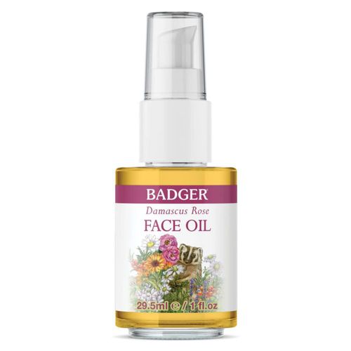 Aceite facial Badger Rose 30 ml hidratante 100% orgánico vegano