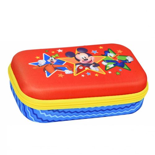 Estuche para Lápices Mickey Mouse de EVA Moldeada con Cubierta Dura 20x7x11 cm