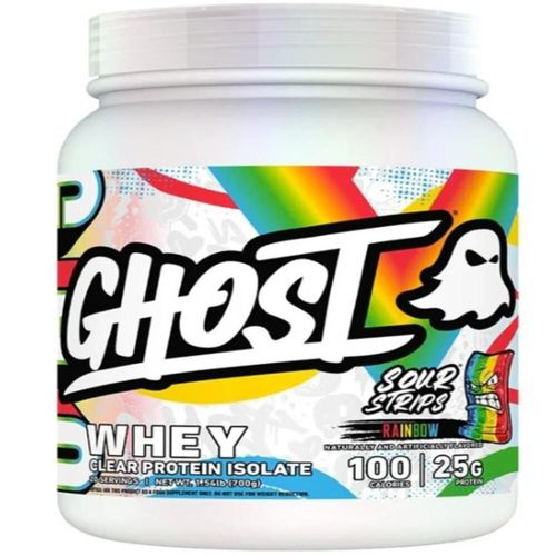 Ghost Whey Clear Isolate Sour Strips Rainbow 20 Serv