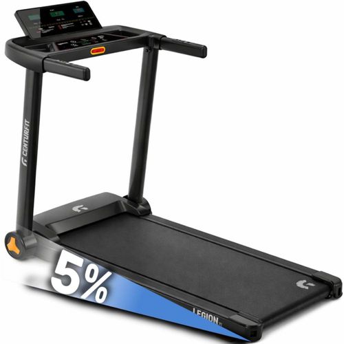 Caminadora Electrica Centurfit Potencia de 2.75hp Velocidad 14m/h Sistema Plegable Conexion App Bluetooth