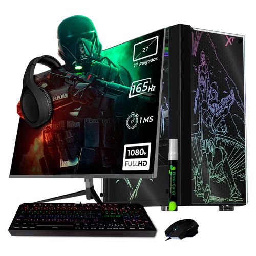 Xtreme pc rtx 3050 ryzen 7 16gb ssd 1tb monitor 27 skribble