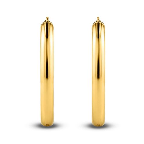 Arracadas De Oro Amarillo 10K (10 X 20Mm Aprox)