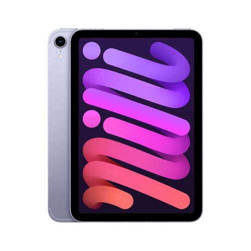 Apple iPad mini (6ª Generación): Chip A15 Bionic Pantalla Liquid Retina de 8.3 pulgadas 64GB Wi-Fi 6 + Celular 5G Cámara frontal de 12MP / trasera de