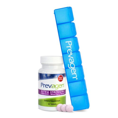 Suplemento Prevagen Extra Strength 20 mg masticables mezcla de bayas