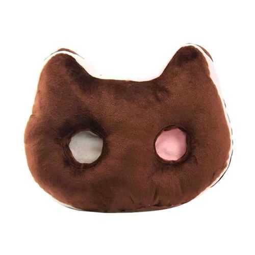 Almohada de Peluche Gato Cookie Rosiha 25x18 cm Suave