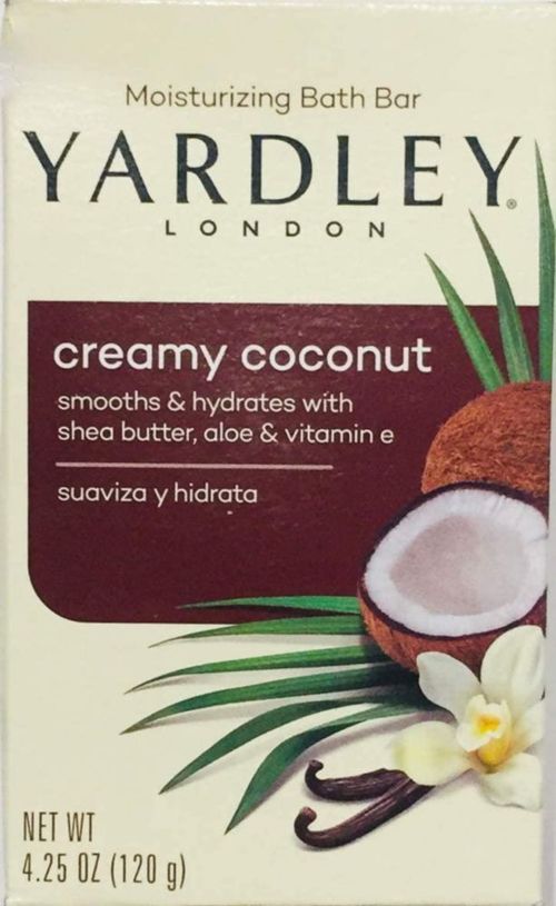 Jabón de Baño Yardley London Crema de Coco y Manteca de Karité 120 g