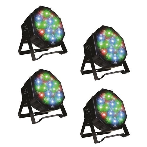 Combo de 4 cañones parled 18x1 rgb