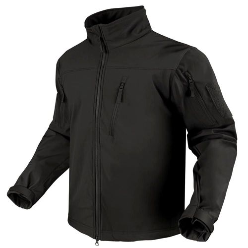 Chamarra Condor Phantom Soft Shell negra para hombre
