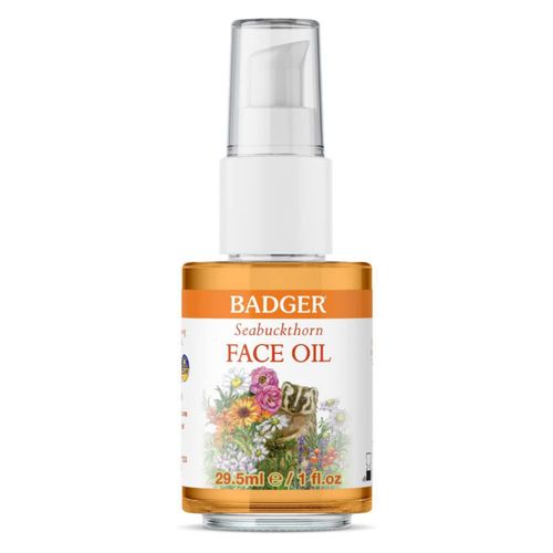 Aceite facial Badger Seabuckthorn hidratante orgánico 30 ml