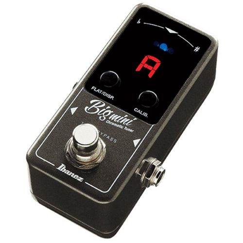 Pedal Afinador Ibanez BigMini con Aguja y Pantalla Estroboscópica