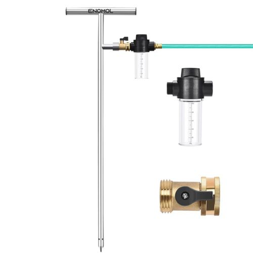 Herramienta para Regar Árboles Enomol Acero Inoxidable 81 cm Mango en T